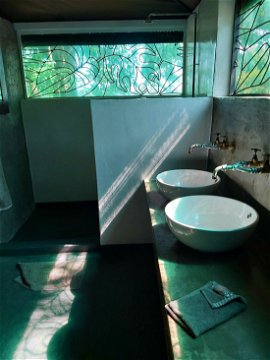 Bathroom in family chalet