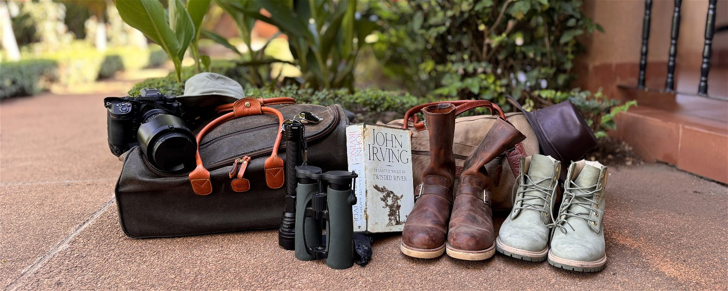 Pack your luggage when going on safari with msandile river lodge, mfuwe zambia