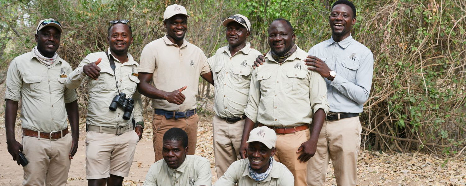 Guiding team of Msandile. Guides and spotters