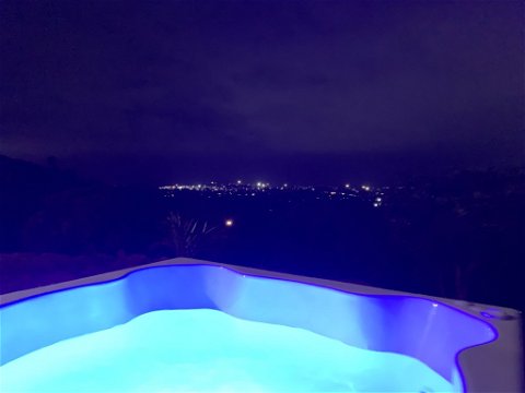 Night View from Hot Tub 