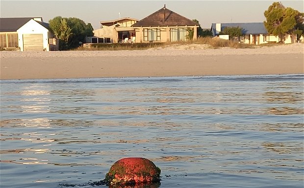 Water's Edge 2 house (3 bedrooms) as seen from the lagoon