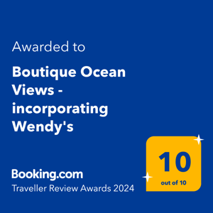 Booking.com 10 out of 10 award, 2024