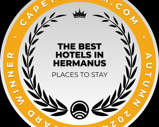 Tourism award, best hotels in Hermanus