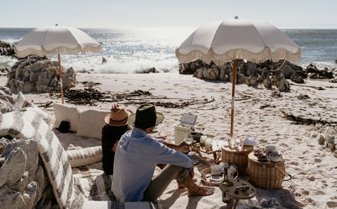 No better place then to picnic on a spot with pristine surroundings in a private section of the beach!