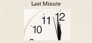 Last Minute Offer