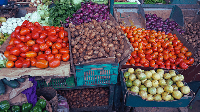 Local produce of Mombasa at the street markets