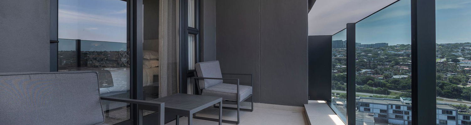 Balcony seating area
