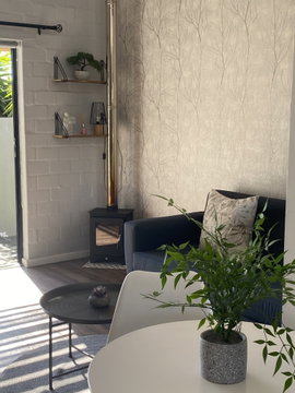 Indoor fireplace