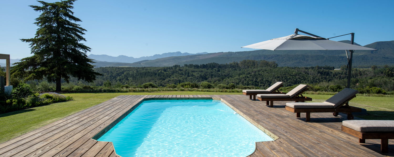 Beautiful views of the Outeniqua mountains