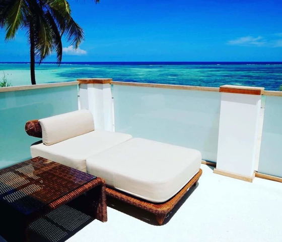 Elevated Beachfront Living on Kiwengwa Beach: Set against a backdrop of swaying palm trees, Imani offers breathtaking ocean views from every level, providing the perfect setting for an unforgettable island vacation in Zanzibar.