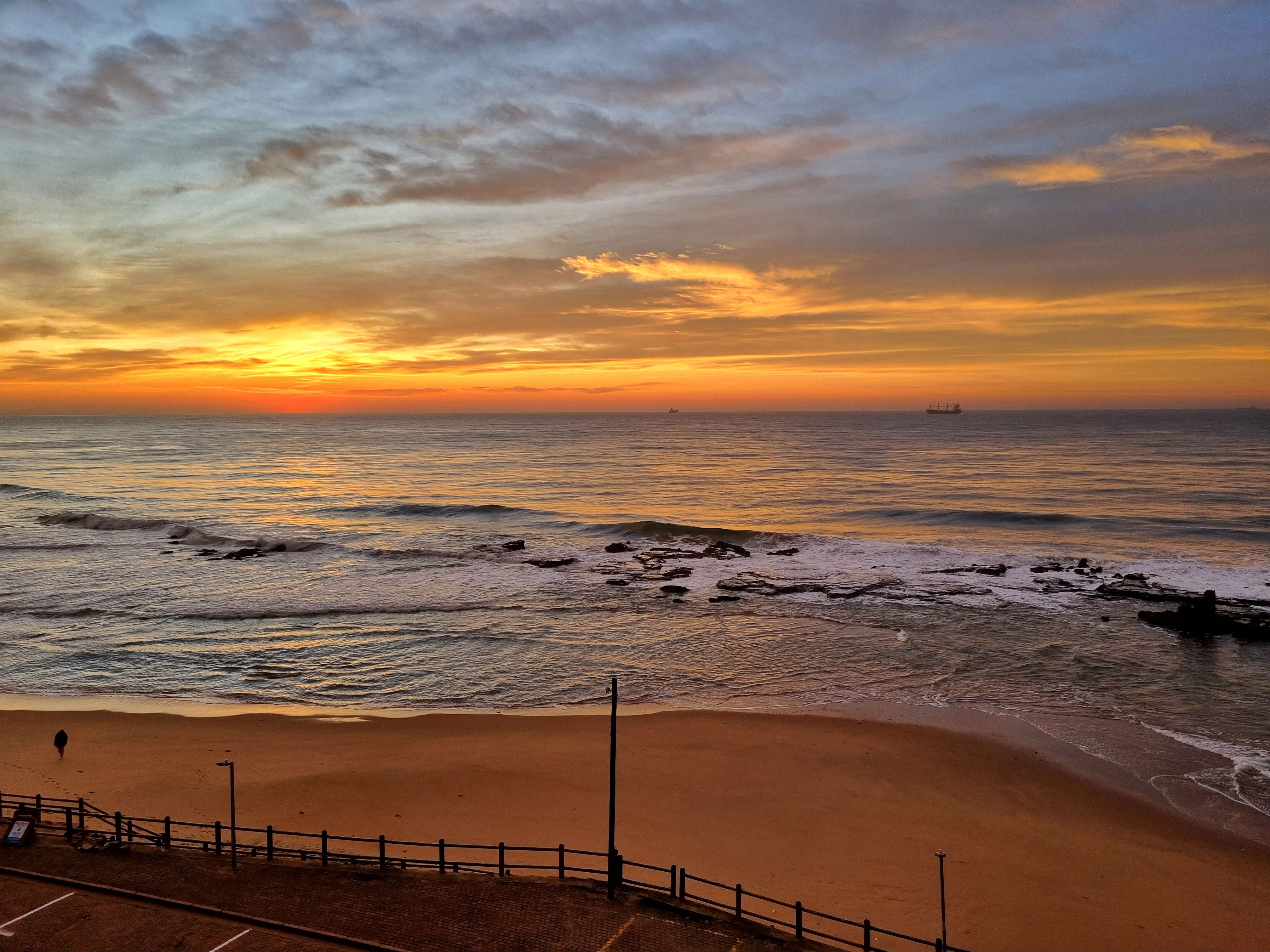 Step out onto the beach