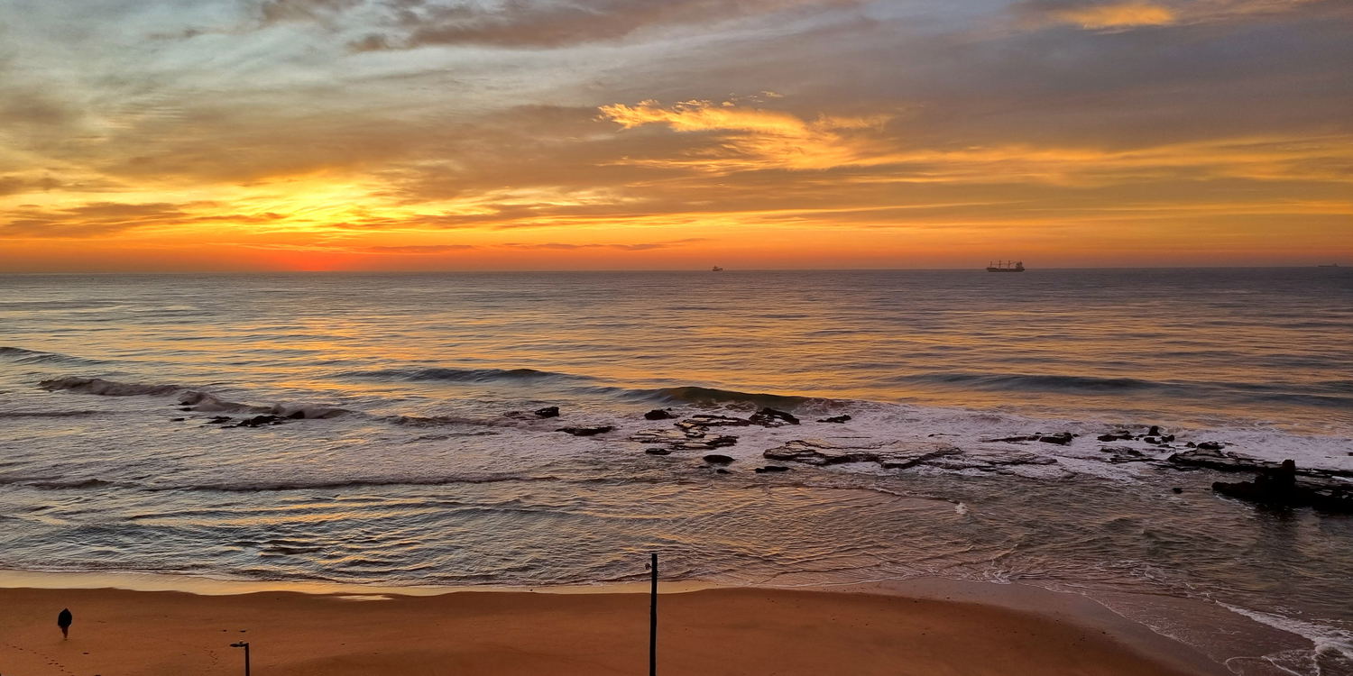 Step out onto the beach