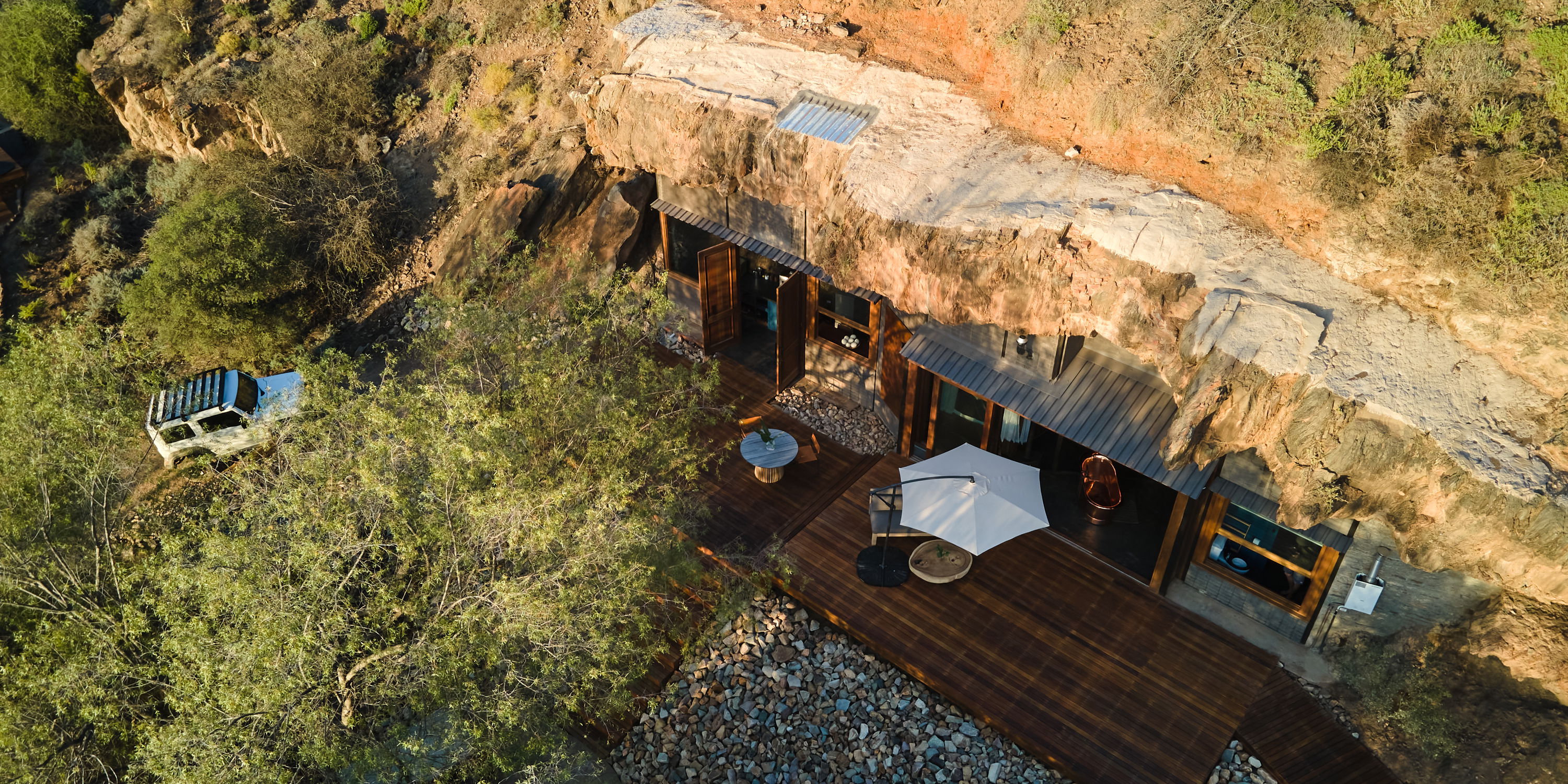 Cave House build into nature