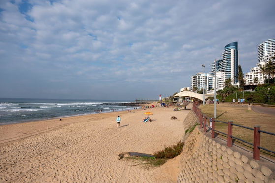 Beach and surrounding area