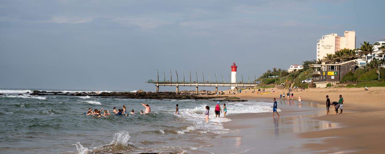 Beach and surrounding area