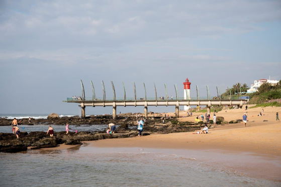 Beach and surrounding area