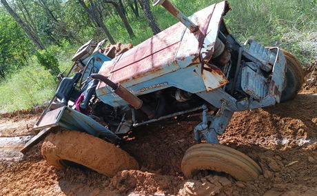 Life on a game reserve muddy roads Life on a game reserve muddy roads