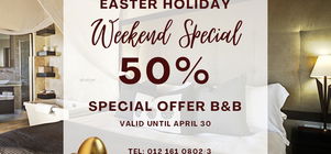 Easter Holiday: Weekend Special - 50% off B&B