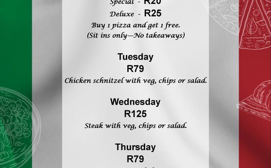 Brooks Cafe Specials