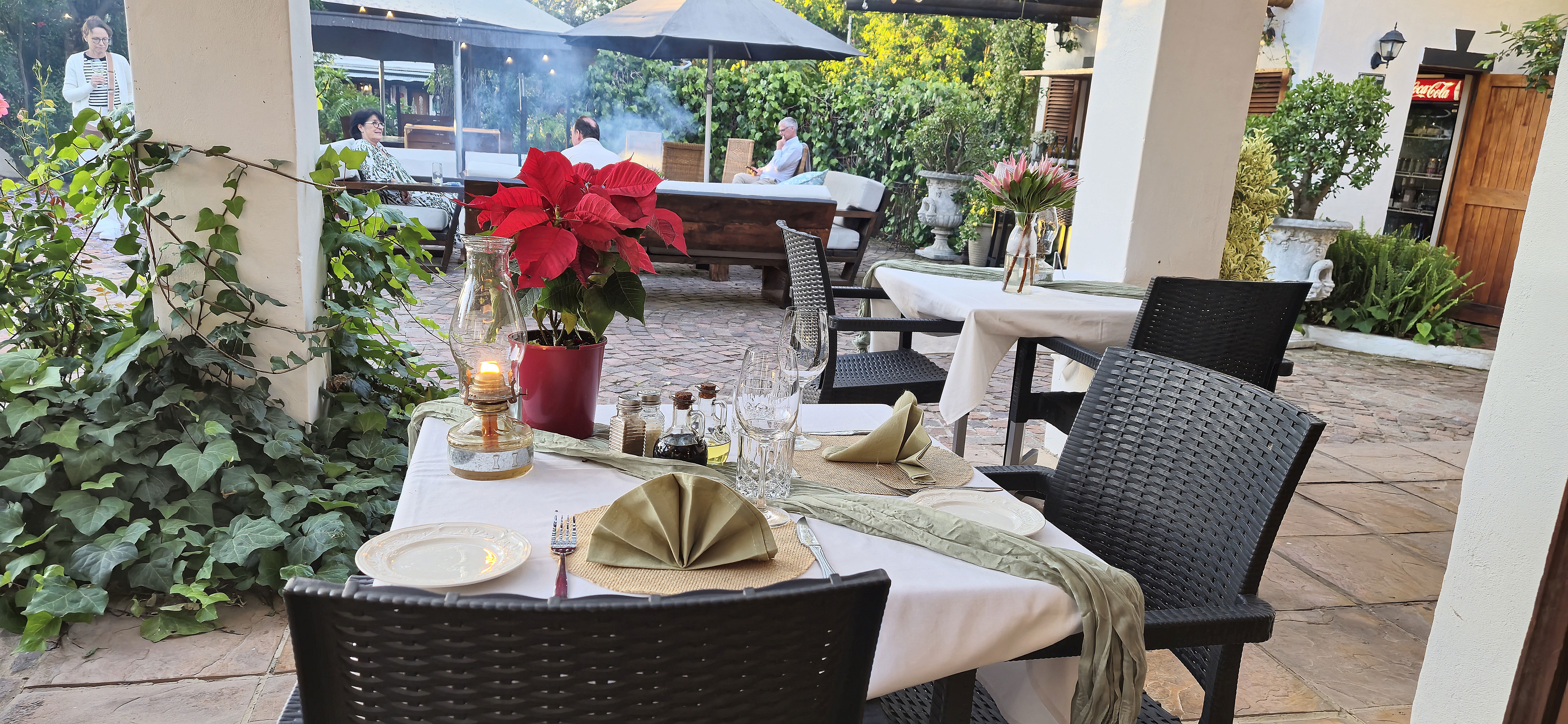 Dining in our in-house Seasonal Restaurant