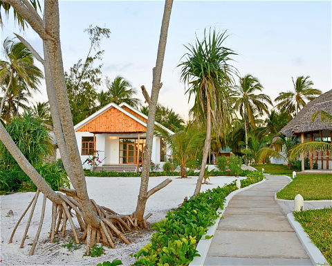 Villas at Kisiwa on the Beach Hotel and Resort in Paje, Zanzibar
