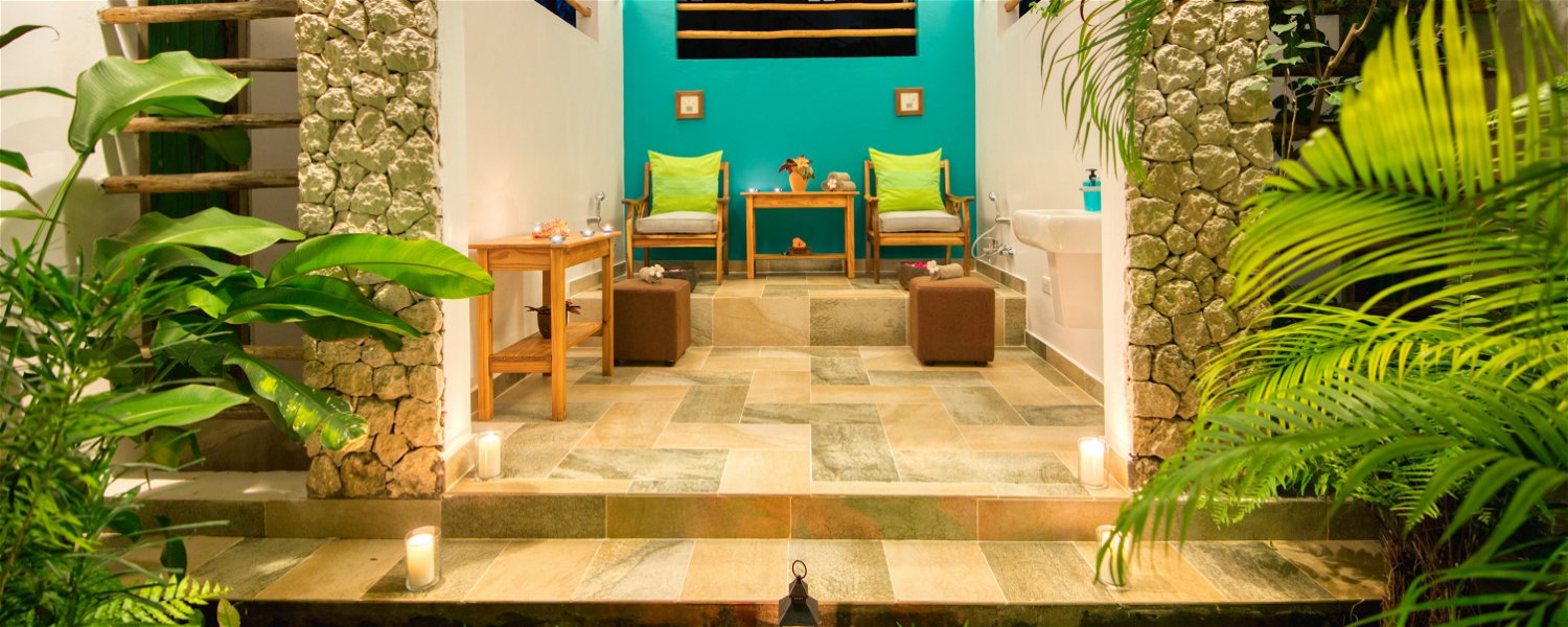 Spa at the best hotel and resort in Paje Beach, Kisiwa on the Beach
