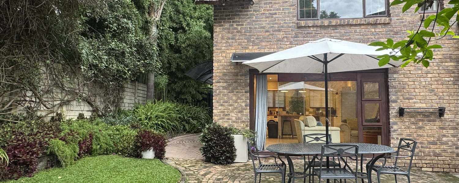 The delightful Town House, a two bedroomed self catering unit with private garden