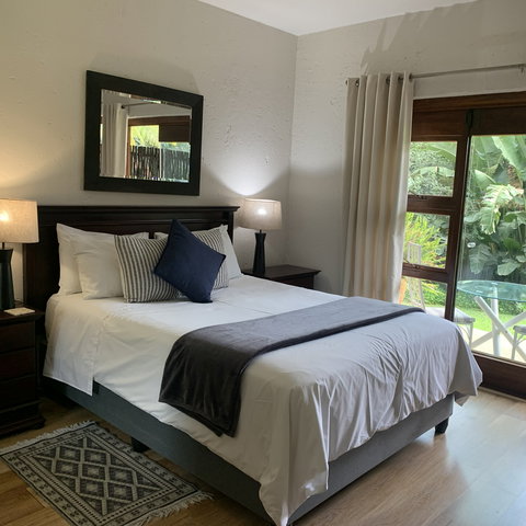 Room 2 Luxury ensuite room with patio opening onto the garden