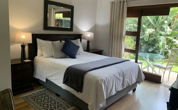 Room 2 Luxury ensuite room with patio opening onto the garden