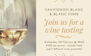 Join us for wine tasting