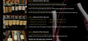 Online Wine Auction