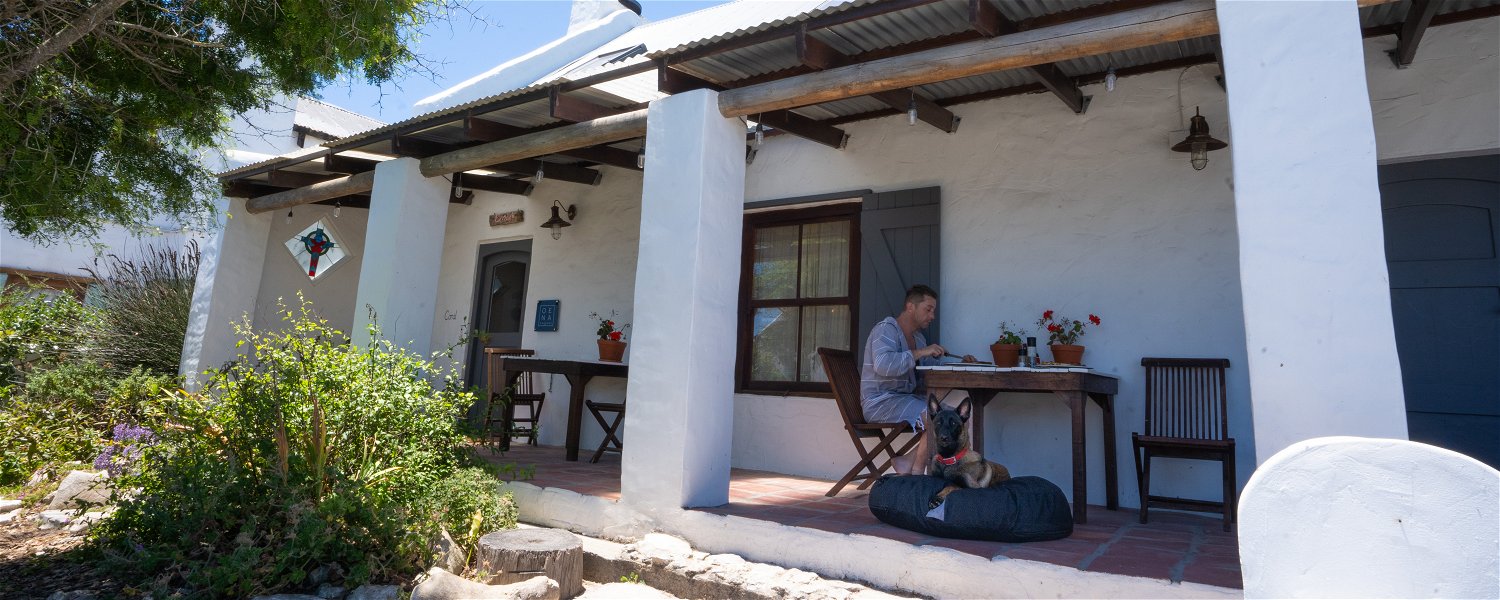 Pet Friendly Fenced Beach Accommodation in Paternoster Western Cape