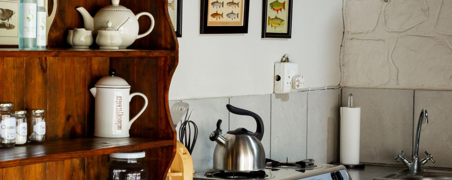 Fenced pet friendly romantic accommodation Dullstroom Mpumalanga self catering 