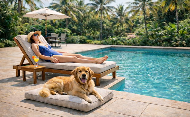 Golden retriever relaxing beside a swimming pool at pet-friendly accommodation in South Africa, showing what dog-friendly holiday stays look like in practice. Golden retriever relaxing beside a swimming pool at pet-friendly accommodation in South Africa, showing what dog-friendly holiday stays look like in practice. Golden retriever relaxing beside a swimming pool at pet-friendly accommodation in South Africa, showing what dog-friendly holiday stays look like in practice. Golden retriever relaxing beside a swimming pool at pet-friendly accommodation in South Africa, showing what dog-friendly holiday stays look like in practice.