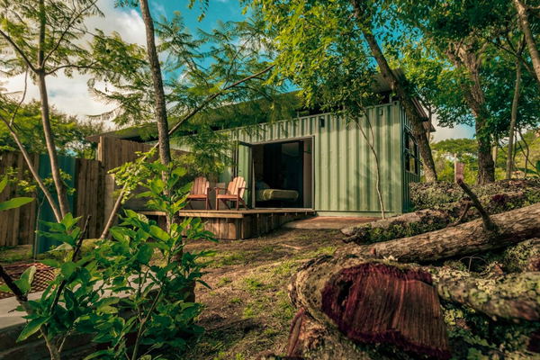 THE SHIPPING CONTAINER 
