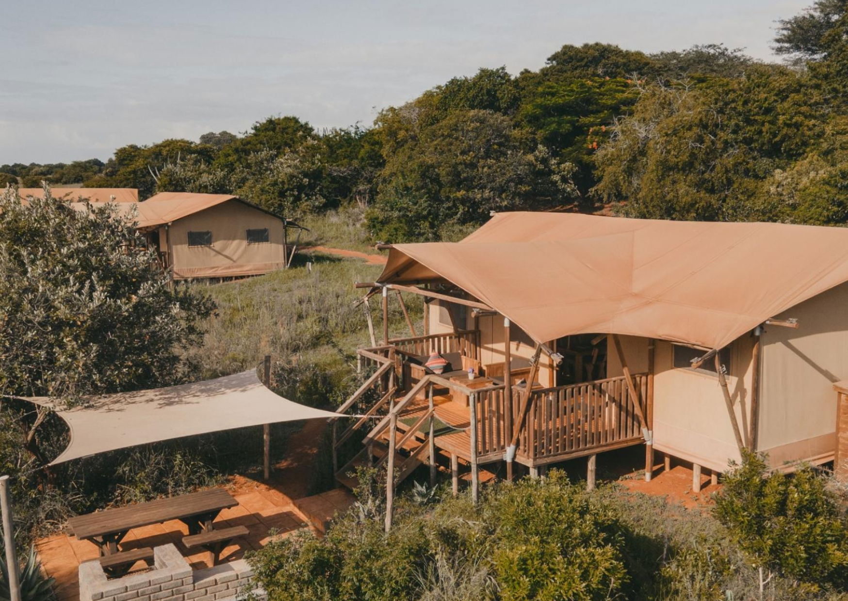 Pet Friendly Glamping Accommodation HluHlulwe Kwa Zulu Natal 