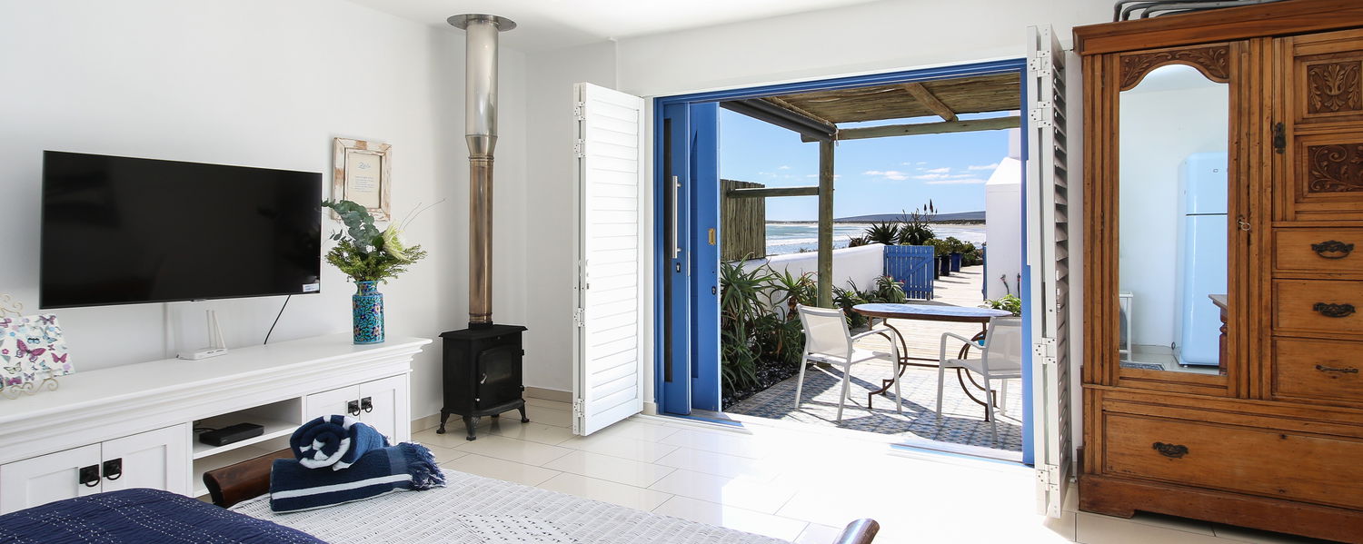 Beachfront Pet Friendly Accommodation Paternoster with Enclosed Area, Western Cape