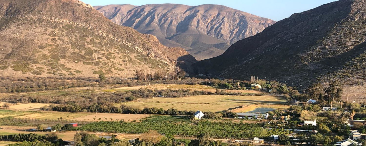 Pet Friendly Accommodation in Western Cape Prince Albert on a farm with cottage that is individually fenced.