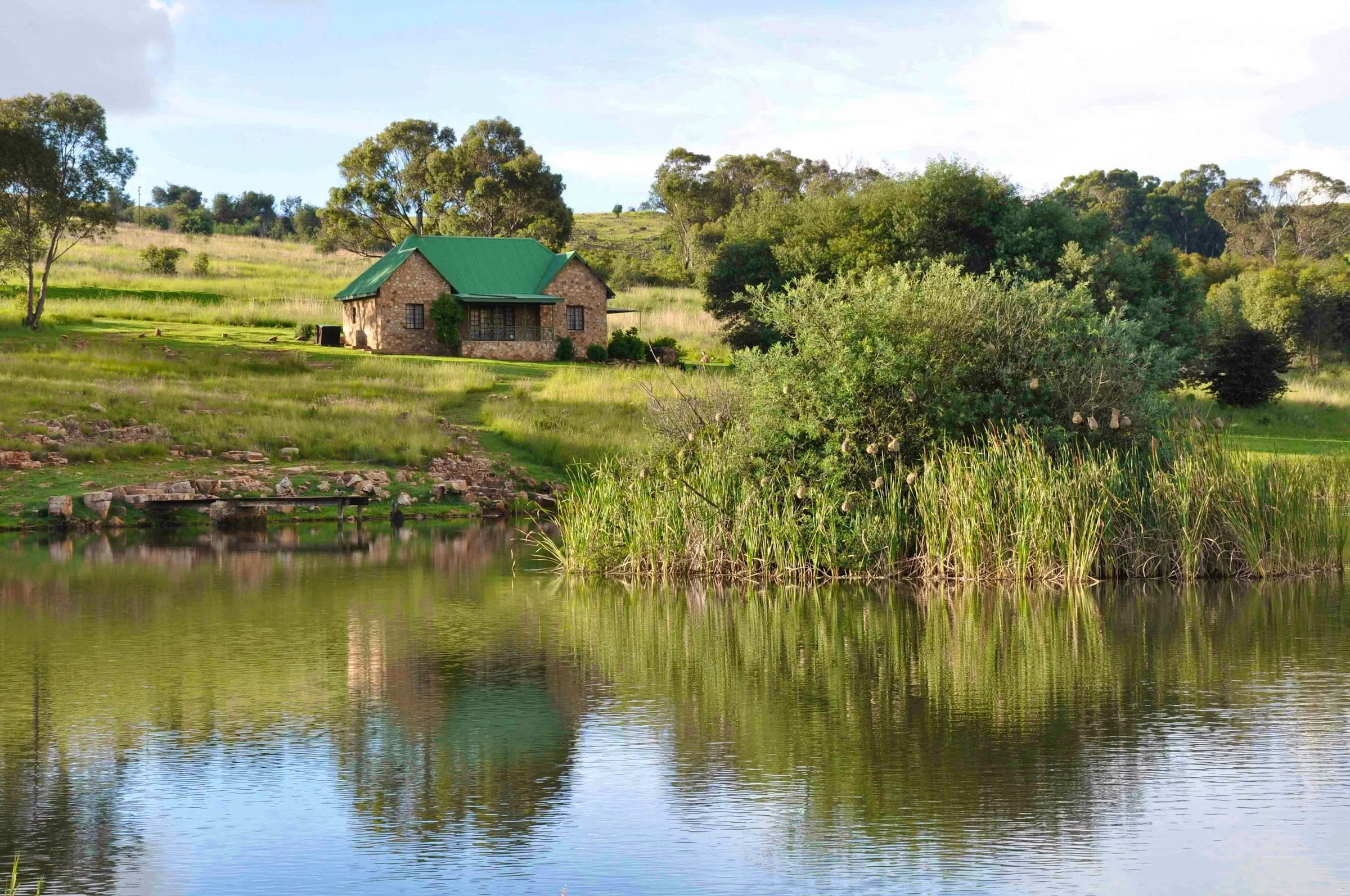 Pet friendly Dullstroom self catering fenced accommodations 