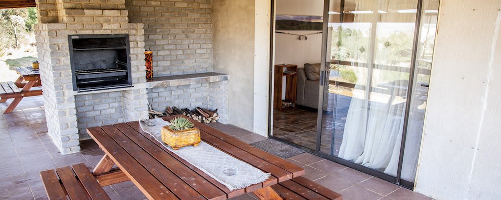 Pet friendly accommodation Dullstroom with fenced garden