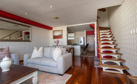 Living room/ staircase