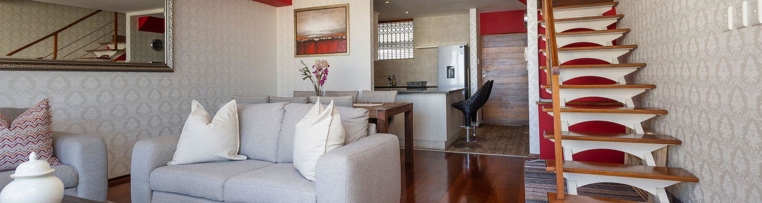 Living room/ staircase