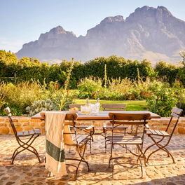 Image showing picnic at Boschendal in Cape Winelands with Gonana South African Travel Image showing picnic at Boschendal in Cape Winelands with Gonana South African Travel