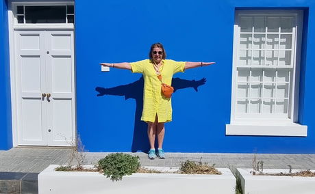 Image showing Gonana Travel guest in Bo Kaap on South African tour