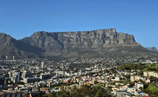 Image of Cape Town city skyline on Doughnut Trip with Gonana South African Travel