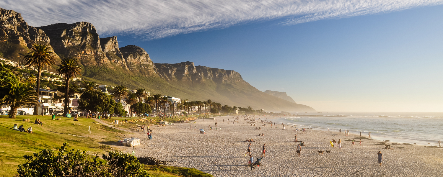 Image showing Camps Bay Beach in Cape Town, South Africa on a tour with Gonana Travel | travel designers for the Scandinavian market