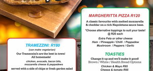 Pub & Grub Menu