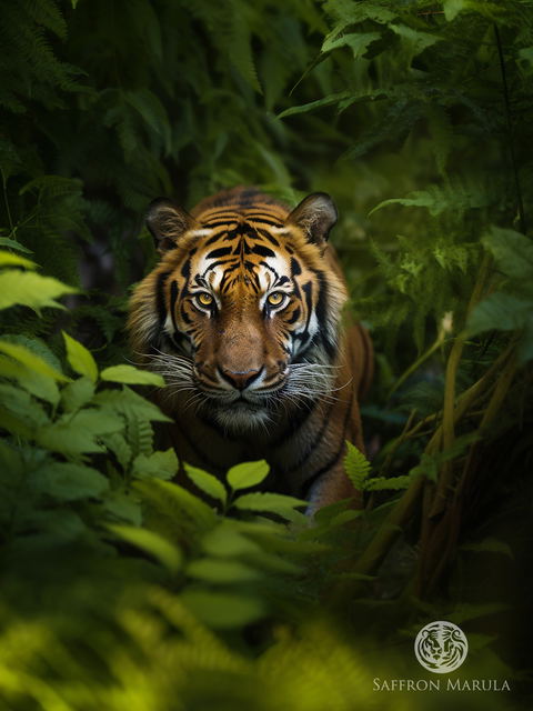 A Bengal Tiger in the wild.