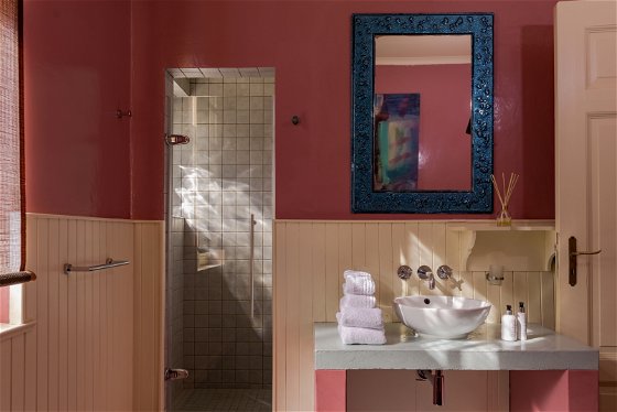 Bathroom Adam & Eve Room Villa Margherita Boutique Hotel Swakopmund
