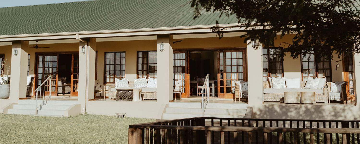 Main Lodge Verandah Grassy Lawn
